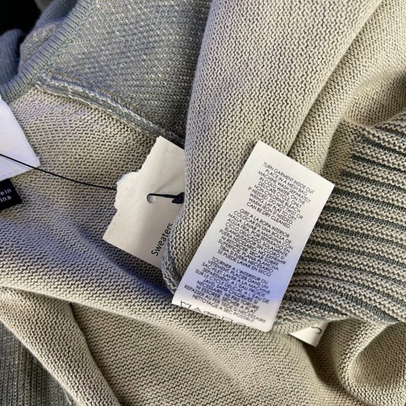 CAbi 5132 Open Front Pocket Cardigan Long Sleeve Drape Sweater Sage Women S NWT - Picture 9 of 12